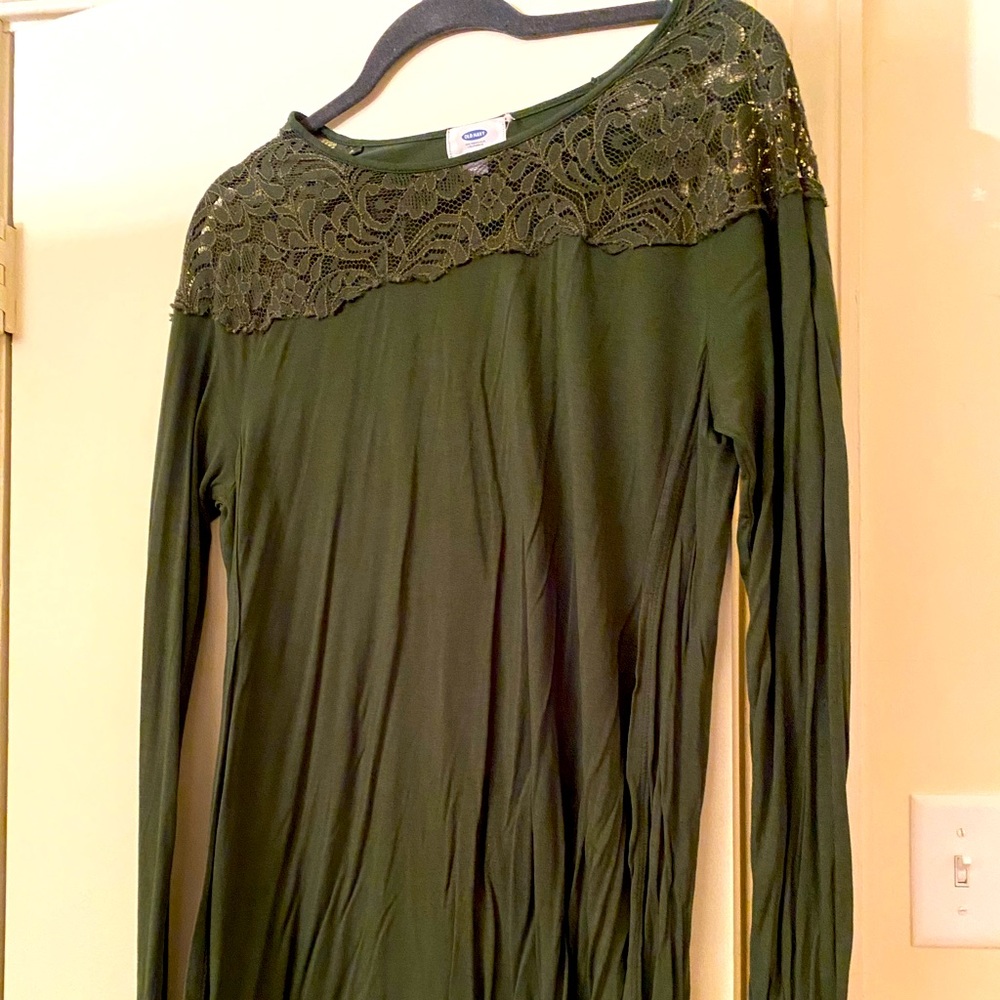 Old navy green tunic large